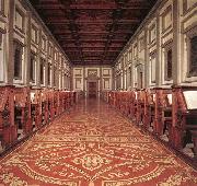 Michelangelo Buonarroti Laurentian Library painting